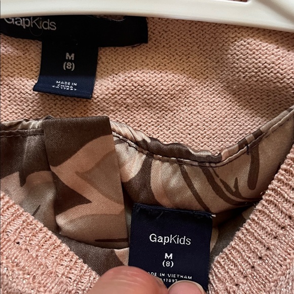 GAP Light Pink sparkle Cardigan and dress - Picture 4 of 5